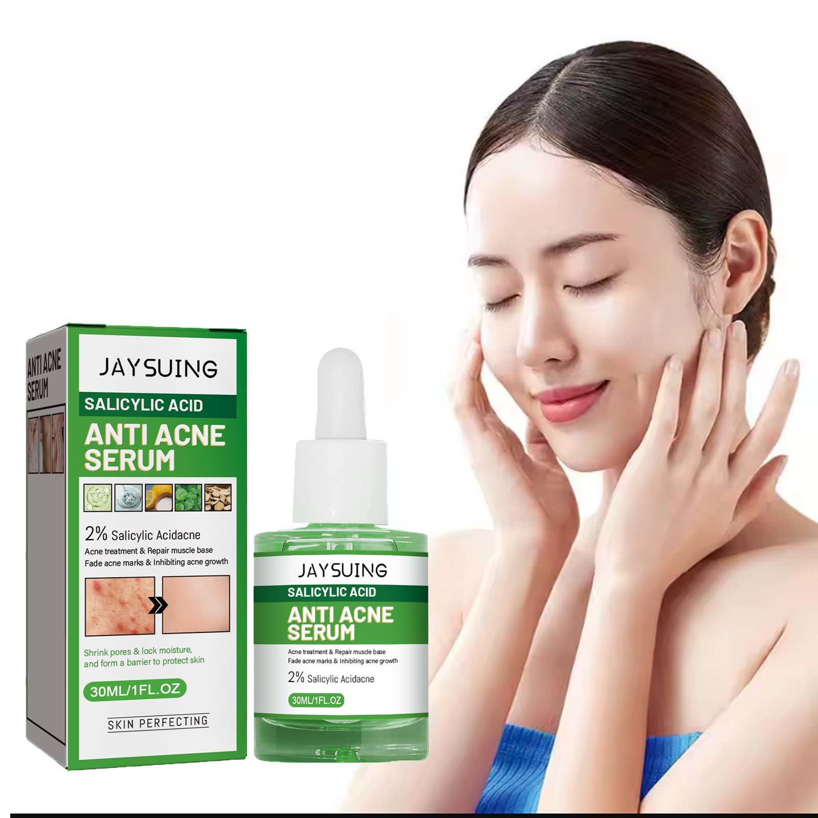 Glycolic Acid Exfoliant - Ácido salicílico anti acn-e rosto soro