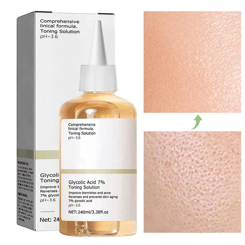 Glycolic Acid Exfoliant - 100ml/240ml esfoliante toner facial ácido glicólico
