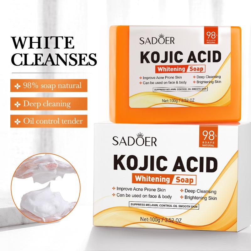 Kojic Acid Soap - Sabonete Facial SADOER com Ácido Kojic,