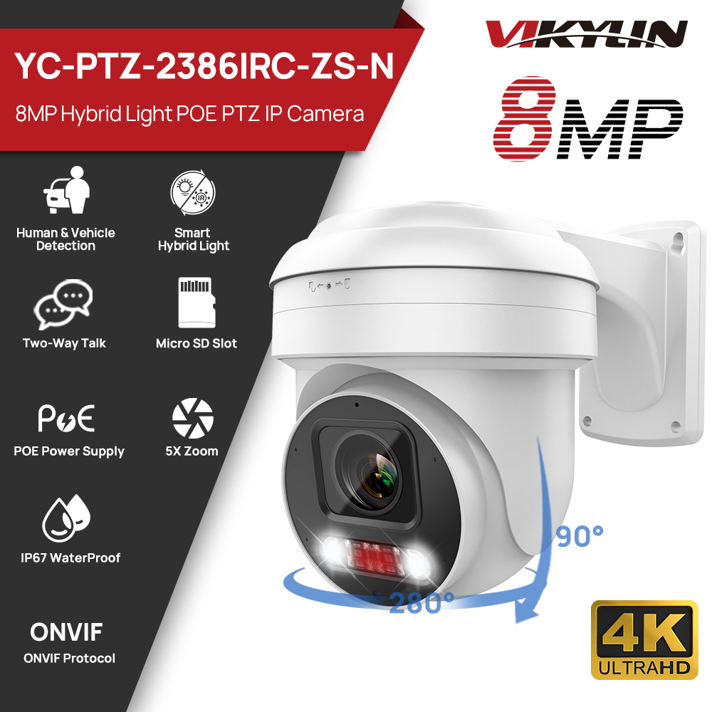 Skincare Rh - Câmera de Segurança IP Vikylin PTZ