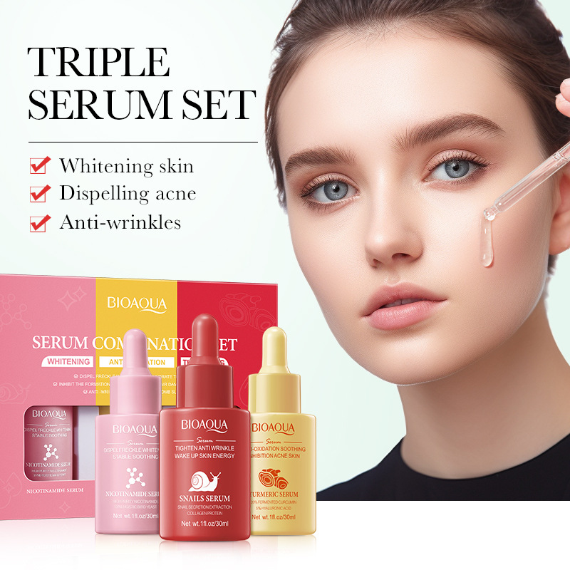 3 pçs/set BIOAQUA Vitamina C R - Skincare Retinol avaliação e preço