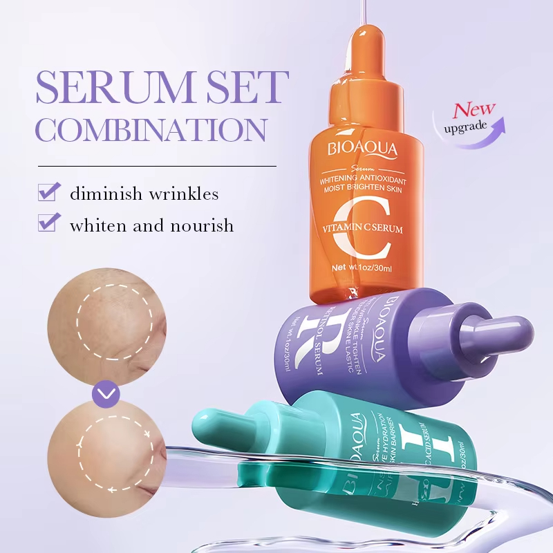 3 pçs/set BIOAQUA Vitamina C R - Skincare Retinol avaliação e preço