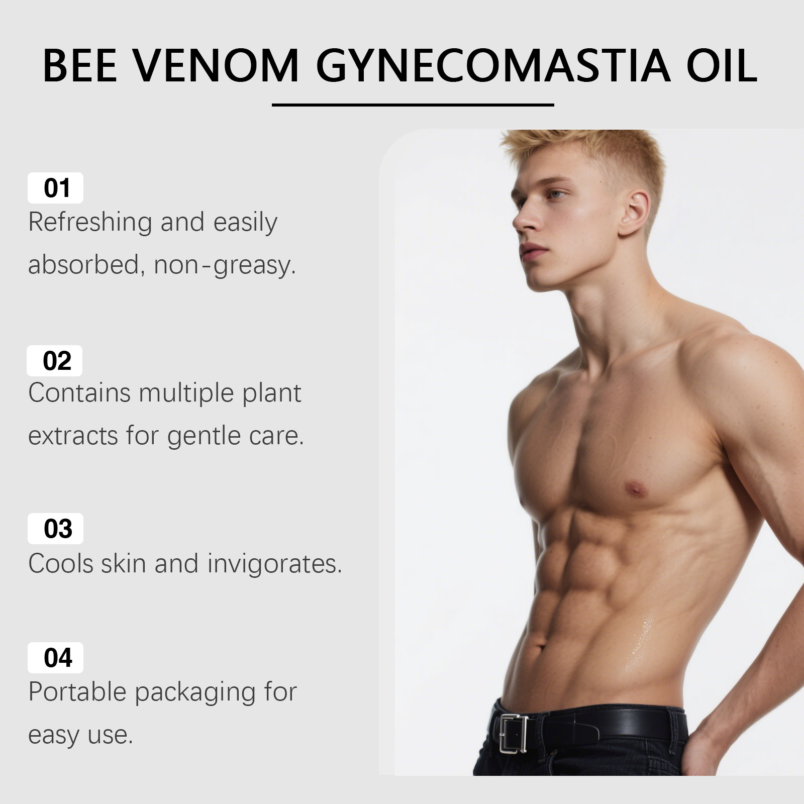 Óleo de ginecomastia veneno de - Skincare China avaliação e preço