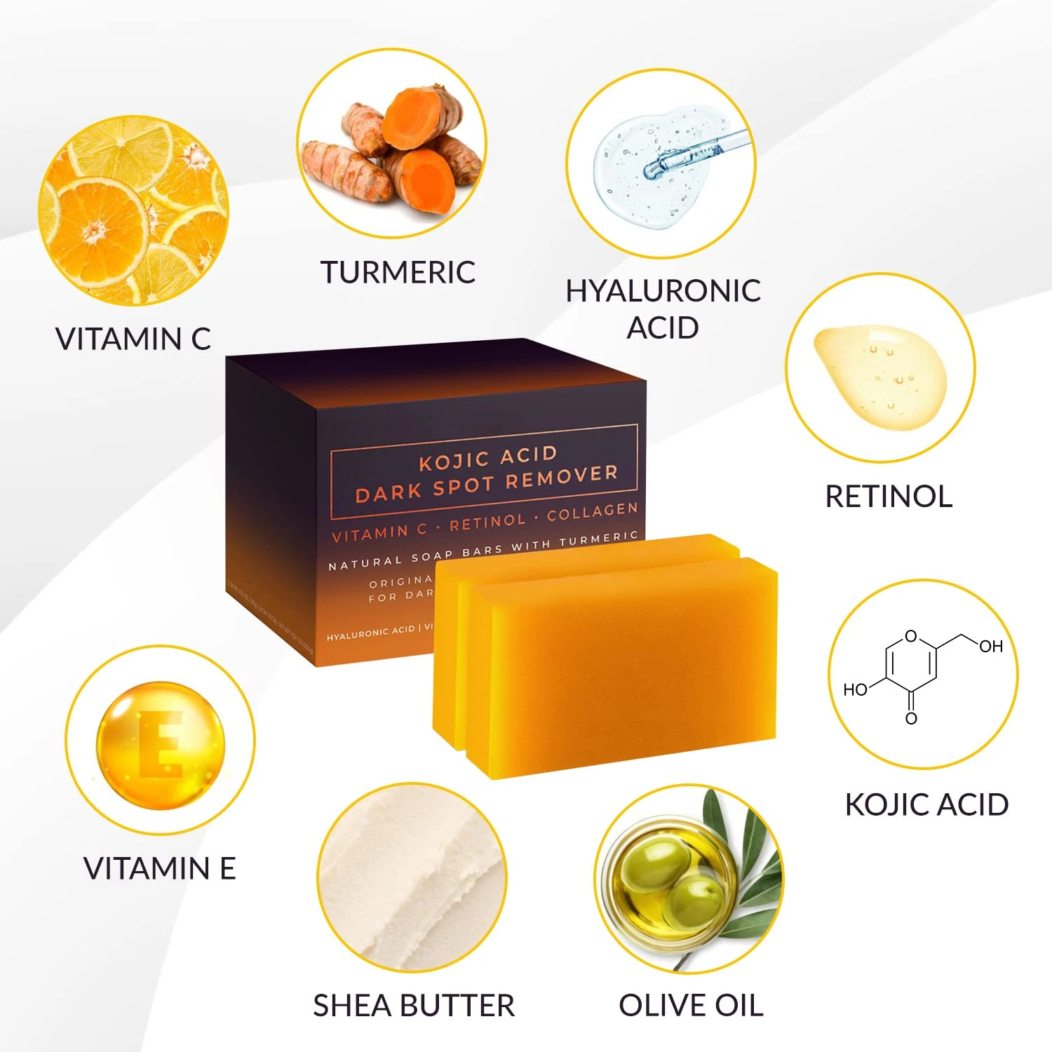 Ácido kojico removedor de manc - Kojic Acid Soap avaliação e preço