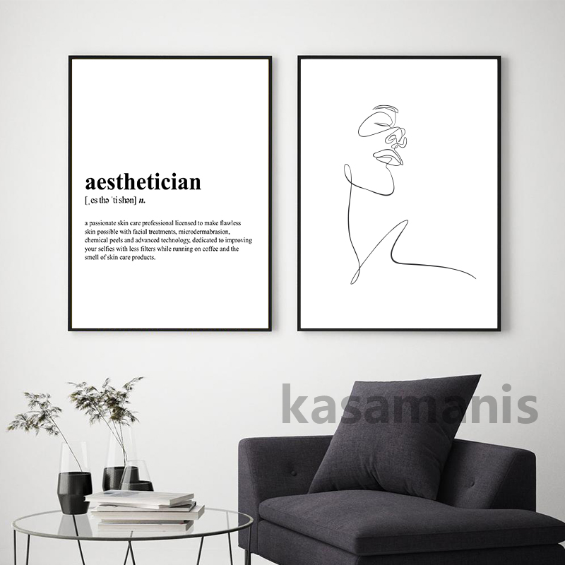 Esteticista Definição Impressã - Skincare Quote avaliação e preço