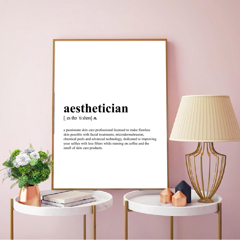 Esteticista Definição Impressã - Skincare Quote avaliação e preço