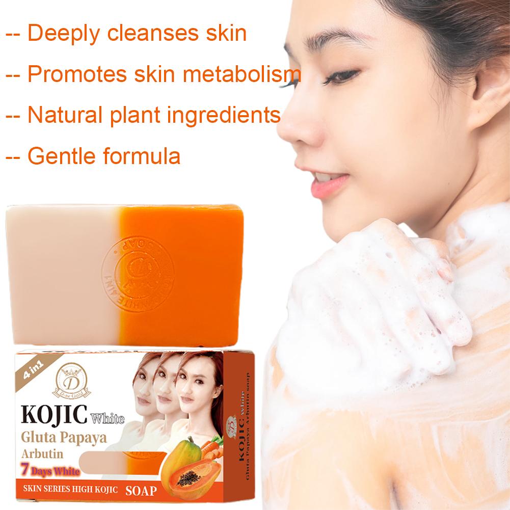 Sabonete artesanal de mamão e  - Kojic Acid Soap avaliação e preço
