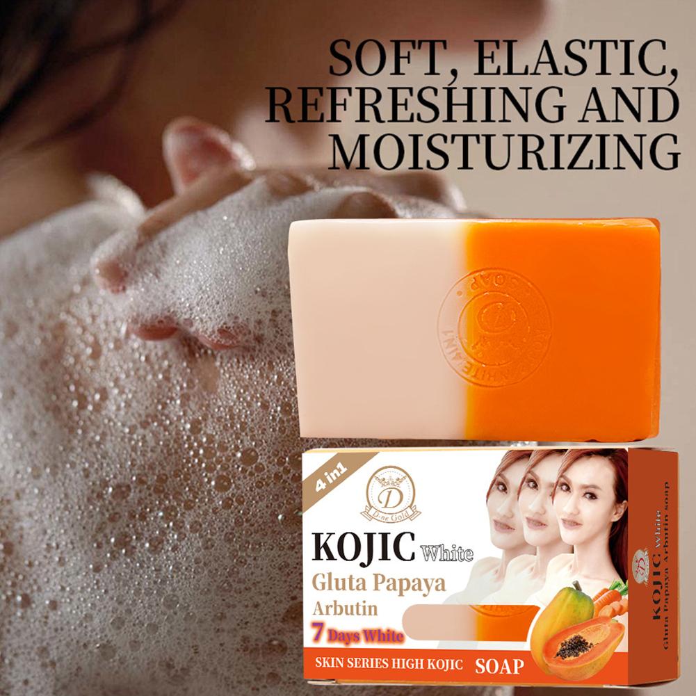 Sabonete artesanal de mamão e  - Kojic Acid Soap avaliação e preço