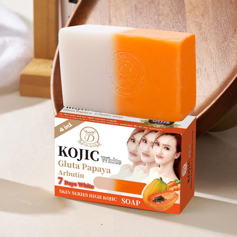 Sabonete artesanal de mamão e  - Kojic Acid Soap avaliação e preço
